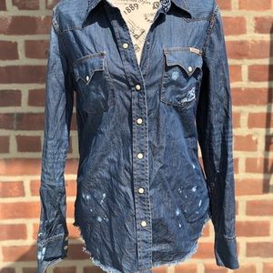 Lucky Brand Denim Shirt (L)